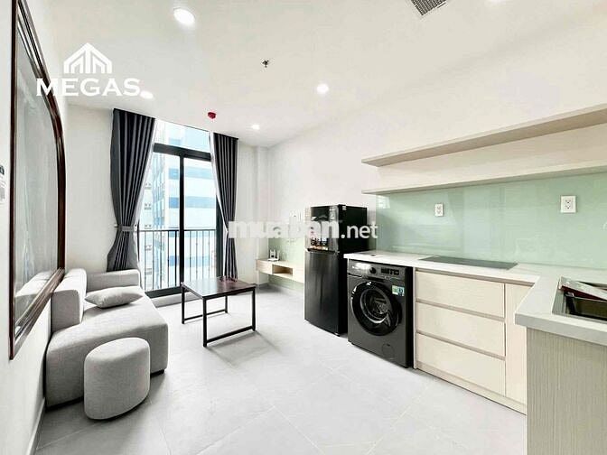 CHUNG CƯ MINI _ LAYOUT 1PN _ TÁCH BẾP, BANCONG CẠNH VƯỜN CHUỐI Q3