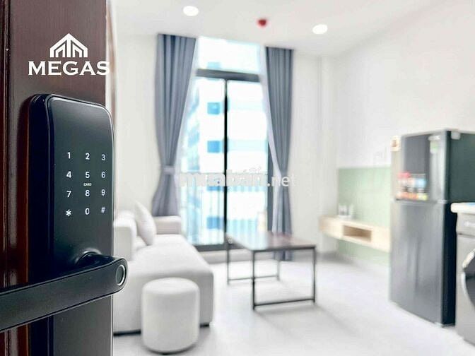 CHUNG CƯ MINI _ LAYOUT 1PN _ TÁCH BẾP, BANCONG CẠNH VƯỜN CHUỐI Q3