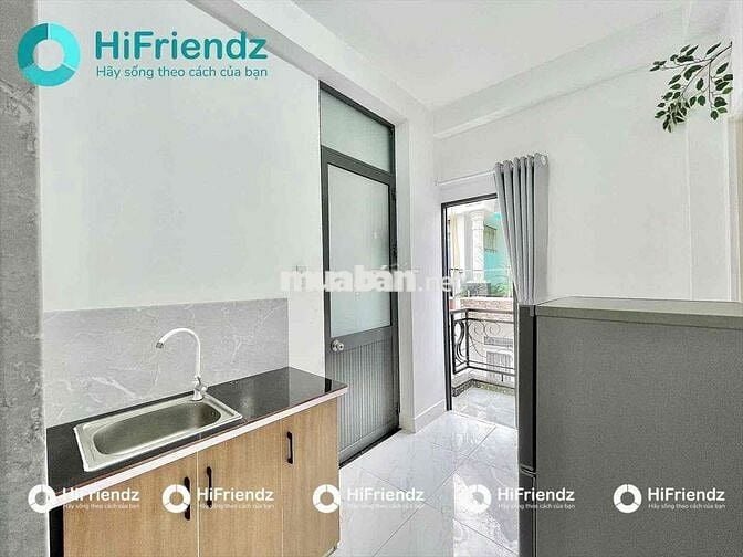 CHO THUÊ 1PN TÁCH BẾP CÓ BAN CÔNG FULL NT MỚI TINH GẦN ĐH VĂN HIẾN