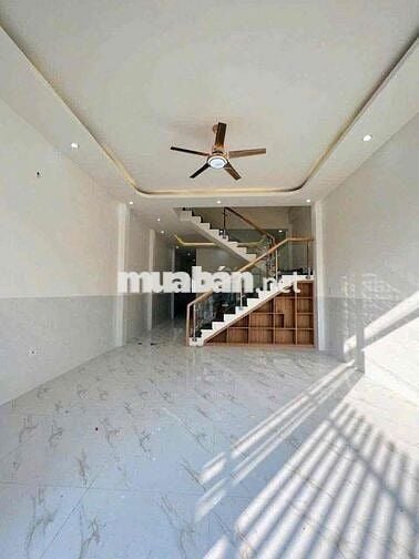 Cho thuê nhà Lầu Lửng mới xây, 3PN sân xe hơi, gần chợ Bình Lợi, V.Cửu