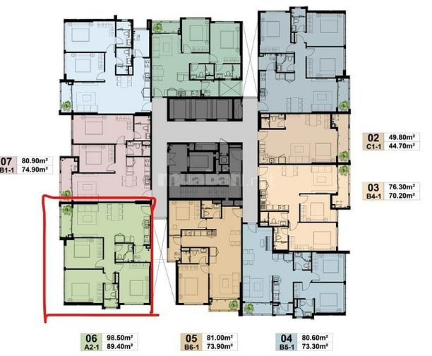 Chỉ hơn 1 TỶ sở hữu căn hộ 3PN ngay trung tâm quận 2