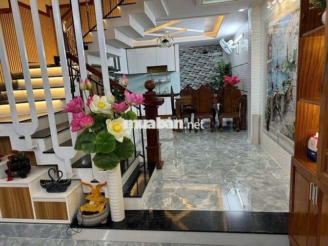 NHÀ ĐẸP, THIẾT KẾ CAO CẤP FULL NỘI THẤT P12, GÒ VẤP