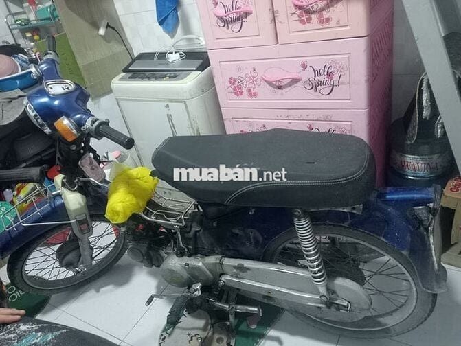 Xe máy 4xô màu xanh dương, đã đi 120km