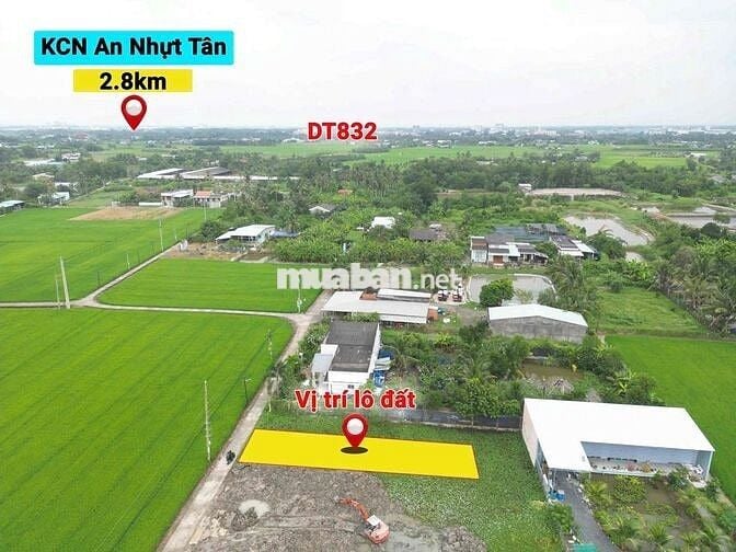150m2 thổ cư , gần Khu công nghiệp và Trung tâm thương mại Lạc Tấn