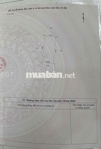 Bán Đất TT Lai Uyên, Bàu Bàng 250m2 TC 150m2