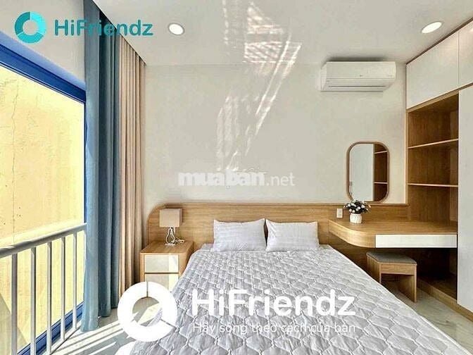 NGAY SÂN BAY STUDIO BAN CÔNG-CỬA SỔ 35M2 NỘI THẤT ĐẦY ĐỦ PHÒNG MỚI