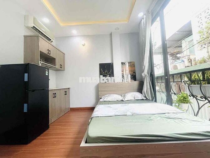 🔔Studio Ban Công Cửa Sổ Lớn Full Nội Thất Ngay Phan Văn Trị Bình Thạnh