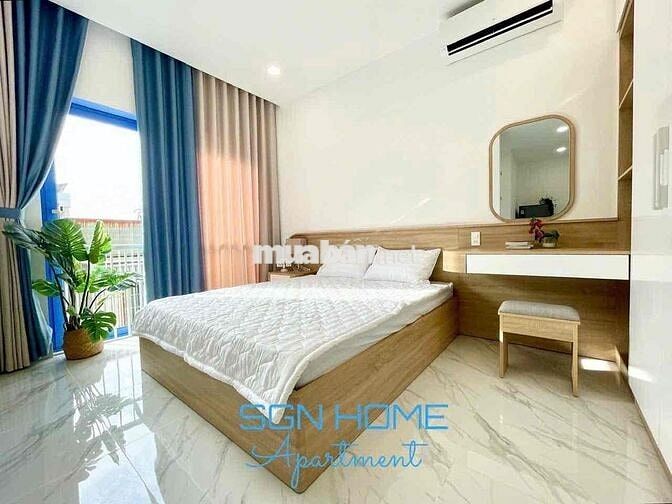 NGAY SÂN BAY STUDIO BAN CÔNG-CỬA SỔ 35M2 NỘI THẤT ĐẦY ĐỦ PHÒNG MỚI