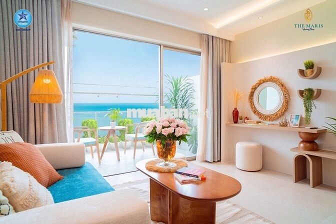 Căn  nghỉ dưỡng view biển 68m2 gồm 2PN+1WC nằm trên 3/2 trung tâm VT