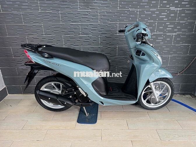 Honda Vision 2021 Xanh Xi măng Bstp kiễng