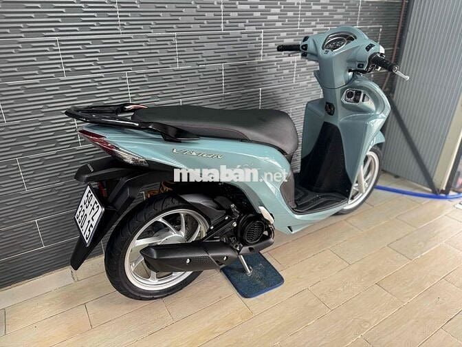 Honda Vision 2021 Xanh Xi măng Bstp kiễng