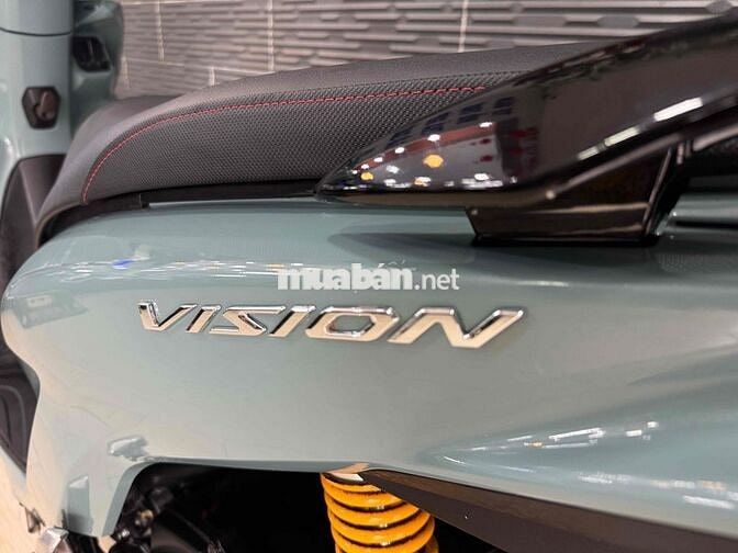 Honda Vision 2021 Xanh Xi măng Bstp kiễng