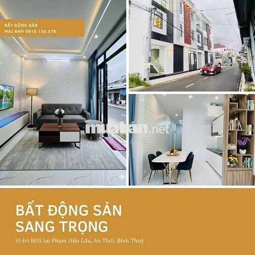 BÁN NHÀ TRỆT 2 LẦU – MẶT TIỀN PHẠM HỮU LẦU 👉 Giá chỉ 3 tỷ 290