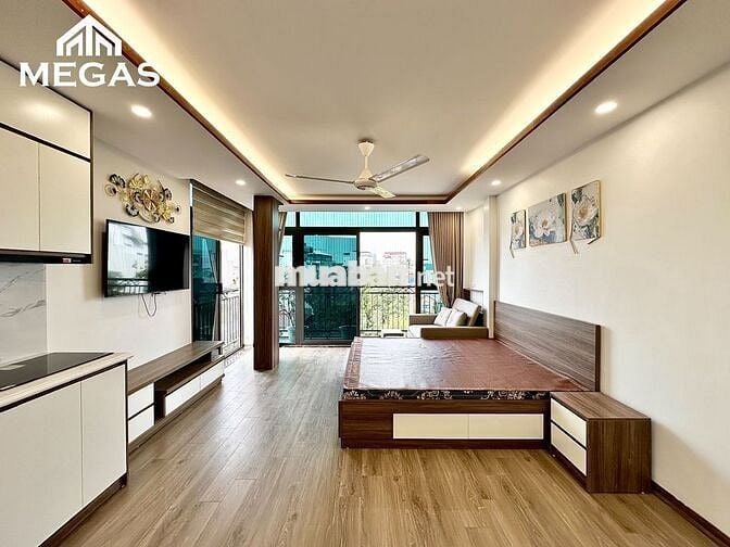 CHO THUÊ CĂN HỘ STUDIO FULL NỘI THẤT BAN CÔNG NGAY TẠI LẠC LONG QUÂN