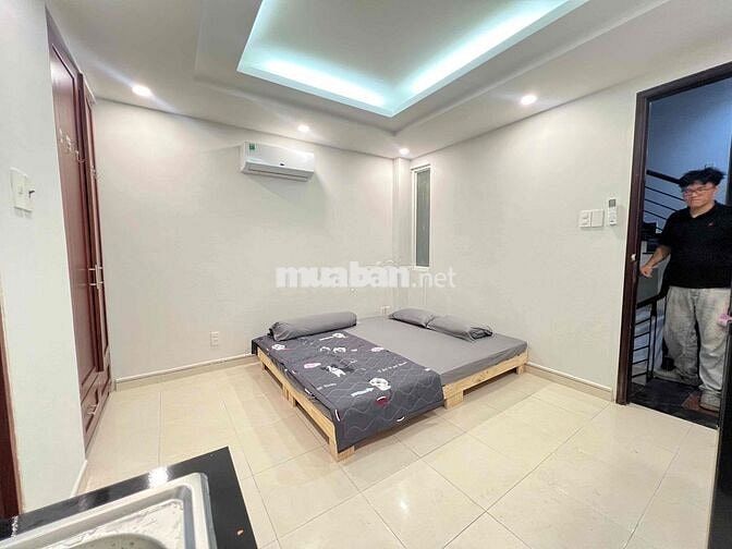 CHO THUE PHÒNG STUDIO MỚI GẦN QUẬN 10 FULL NỘI THẤT - NGÃ TƯ BẢY HIỀN