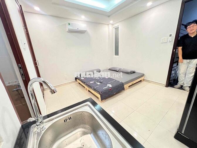 CHO THUE PHÒNG STUDIO MỚI GẦN QUẬN 10 FULL NỘI THẤT - NGÃ TƯ BẢY HIỀN