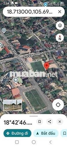 BÁN LÔ ĐẤT VỊ TRÍ ĐẸP Tại Khối Xuân Hương, P.Nghi Đức,TP.Vinh, Nghệ An