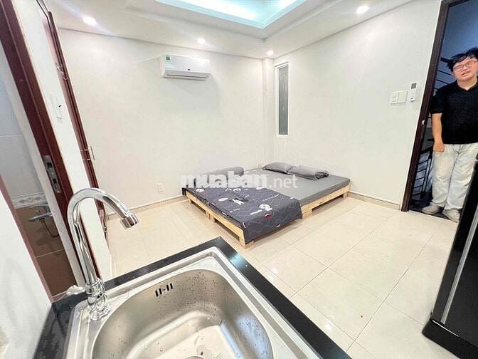 CHO THUE PHÒNG STUDIO MỚI GẦN QUẬN 10 FULL NỘI THẤT - NGÃ TƯ BẢY HIỀN