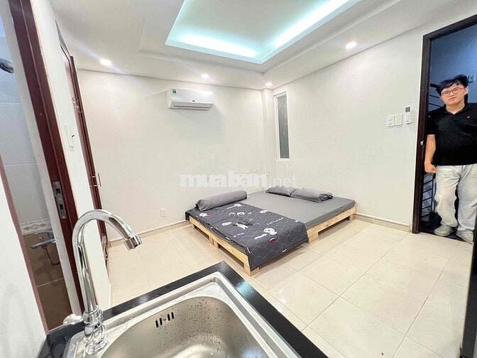 CHO THUE PHÒNG STUDIO MỚI GẦN QUẬN 10 FULL NỘI THẤT - NGÃ TƯ BẢY HIỀN