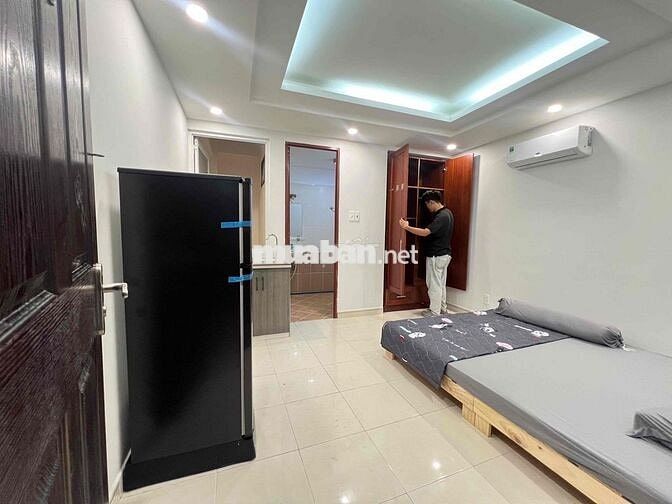 CHO THUE PHÒNG STUDIO MỚI GẦN QUẬN 10 FULL NỘI THẤT - NGÃ TƯ BẢY HIỀN