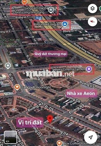 ❌❌Nền góc nội bộ D4 Idico 2 P6 Tân An 📐📐DT: 5x25m=125m2 - hướng Tây Bắ