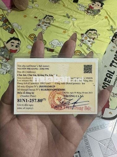 Vision bs 81 đk cuối 2023 người nhà sử dụng ạ !!!