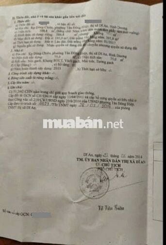 Đất mặt tiền đường Vũng Việt, phường Tân Đông Hiệp, TP Dĩ An.