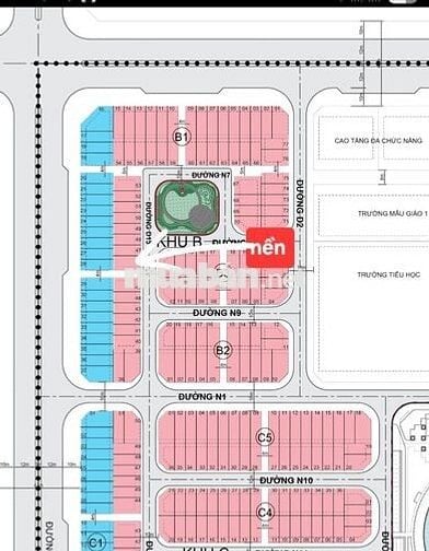 Nền kế hẻm thổ cư Khu Nam long 2, Cái răng, Cần Thơ