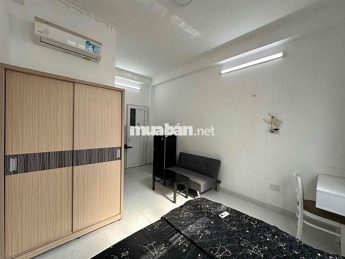 Cho Thuê Căn Hộ Studio Cửa Sổ Lớn Full NT Ngay Trường Sa Quận 3