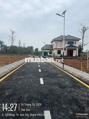 Đất Cổ Đông Sơn Tây, ngay ngã tư lục quân, trung tâm Hòa Lạc