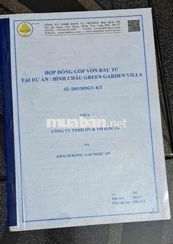 - Đất nền biệt thự liền kề 280m2 + Garden Villa Bình Châu