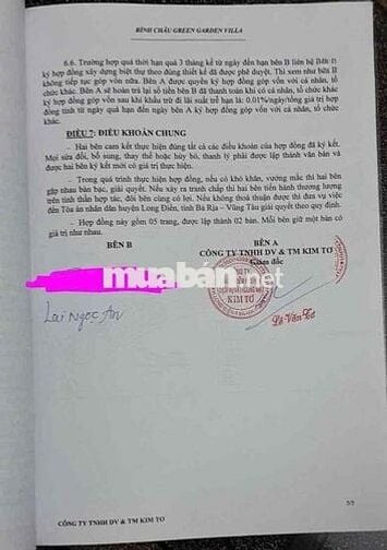 - Đất nền biệt thự liền kề 280m2 + Garden Villa Bình Châu