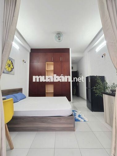 STUDIO BAN CÔNG LỚN 25M2 - FULL NÔI THẤT - Nguyễn Văn Đậu,Bình Thạnh