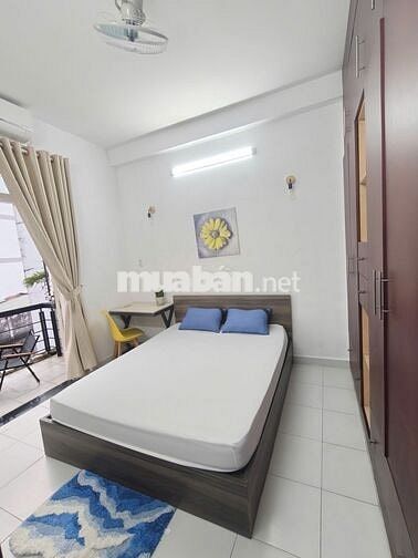 STUDIO BAN CÔNG LỚN 25M2 - FULL NÔI THẤT - Nguyễn Văn Đậu,Bình Thạnh