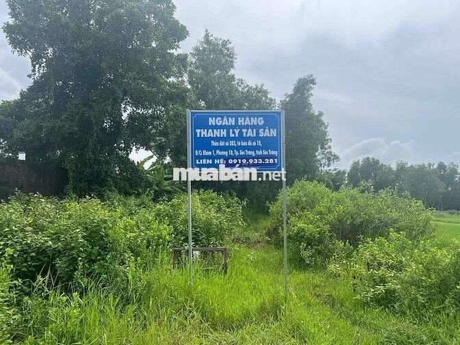 Bán BĐS có thổ cư tại khóm 1, Phường 10, TP. Sóc Trăng, Sóc Trăng