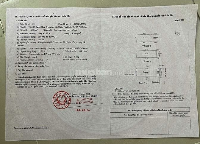 Siêu Vip Khu Sân Bay 12,6 tỷ MT 4,5M 6/3 ĐẶNG VĂN SÂM P2 TB 2 Lầu ST