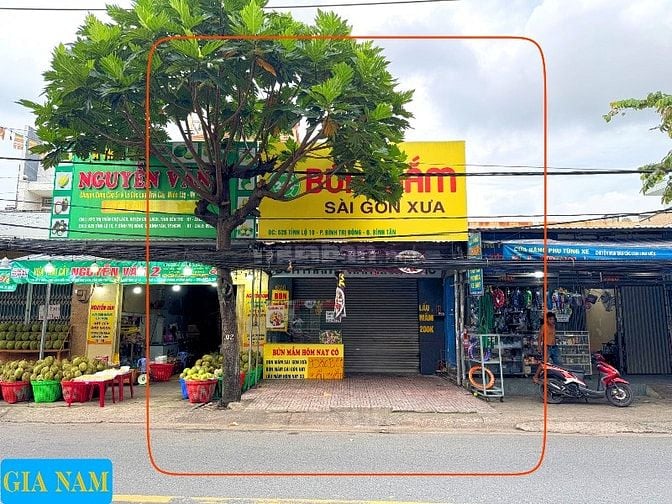 BÁN NHÀ MẶT TIỀN : 626 TỈNH LỘ 10 - P. BÌNH TRỊ ĐÔNG - Q. BÌNH TÂN