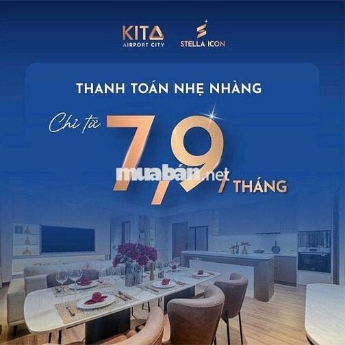 SỞ HỮU CĂN HỘ SANG XỊN GIỮA ĐÔ THỊ SÂN BAY 1.68 TỶ 2PN