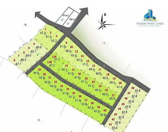 Bán đất TT Kim Bài, 45,7m2, cách hồ 50m, Giá: 2,55 tỷ Bán đất TT Kim Bài, 45,7m2, cách hồ 50m, Giá: 2,55 tỷ