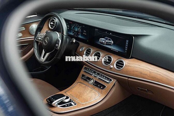 Mercedes E200 Model 2021 Xanh Cavansite - Nâu