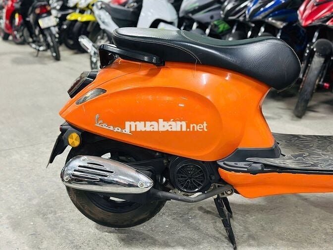 XE MÁYTHANH TÙNG_VESPA 50CC MÀU CAM XE RẤT ĐẸP