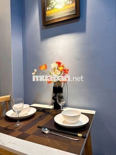 CĂN HỘ DỊCH VỤ 1PN – BAN CÔNG RỘNG – MÁY GIẶT RIÊNG – FULL NỘI THẤT