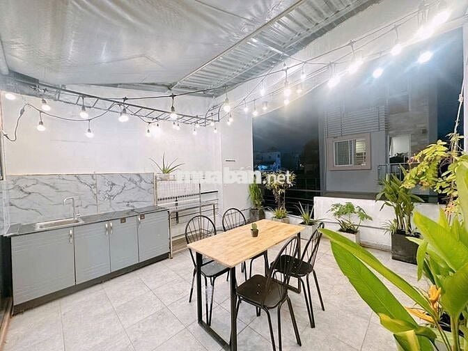 CĂN HỘ DỊCH VỤ 1PN – BAN CÔNG RỘNG – MÁY GIẶT RIÊNG – FULL NỘI THẤT