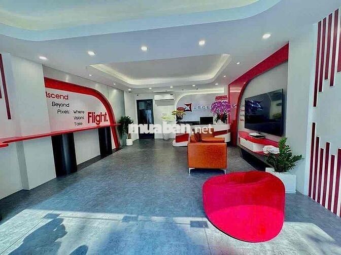 CHO THUÊ TOÀ NHÀ FULL KÍNH GÓC 2 MẶT TIỀN , NGUYỄN THÁI BÌNH , TB