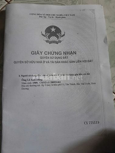 Áp lực tài chính cần bán căn nhà tâm huyết thị trấn Tân Thành - 543 m2