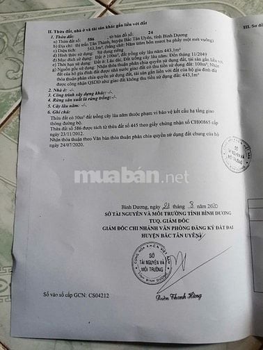 Áp lực tài chính cần bán căn nhà tâm huyết thị trấn Tân Thành - 543 m2