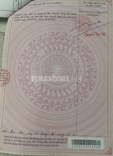 Bán đất tại An Phước, Mang Thít, Vĩnh Long, 2,8 tỷ, 2172,4 m2, giá ưu 