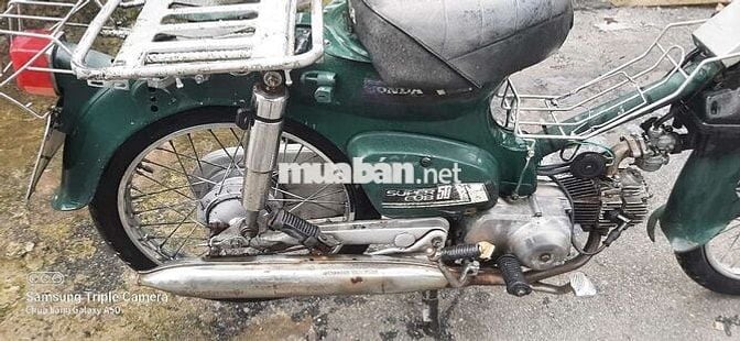 Xe máy Honda Cub 86 màu xanh 50cc