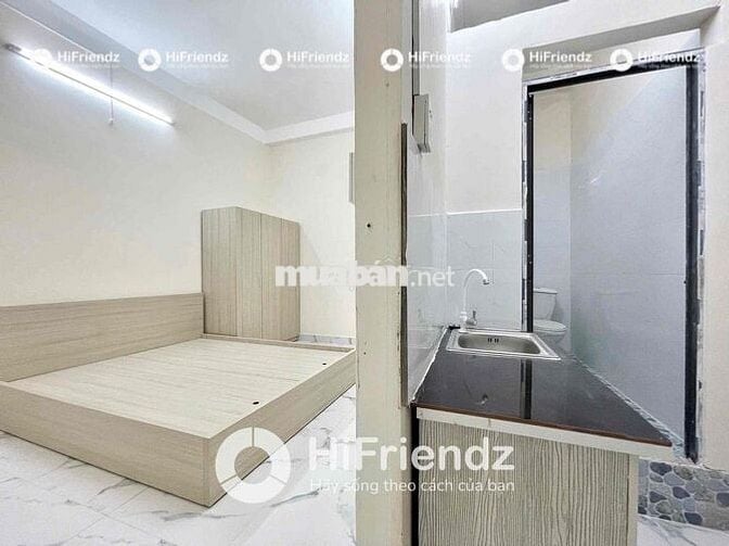 STUDIO 1 PHÒNG NGỦ TÁCH BẾP FULL NỘI THẤT MỚI XÂY