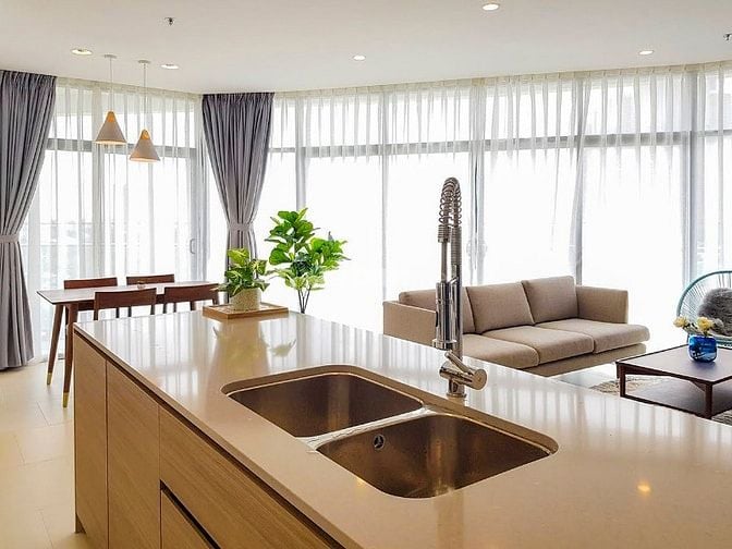 Căn hộ City Garden Bình Thạnh bán gồm 2 phòng ngủ diện tích 108m2